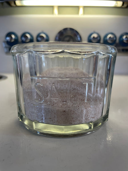 Vintage Glass Salt Cellar