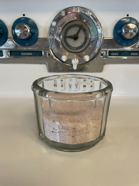 Vintage Glass Salt Cellar