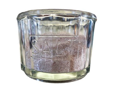 Vintage Glass Salt Cellar