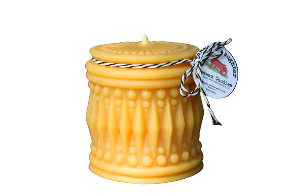 Large Beeswax Column Pillar