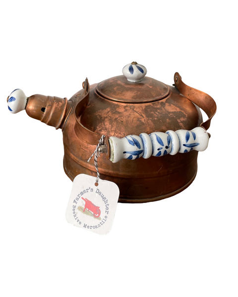 Vintage Copper Tea Kettle