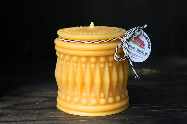 Large Beeswax Column Pillar