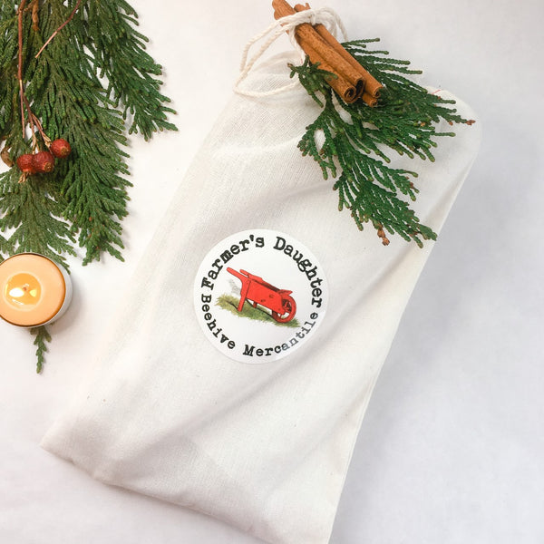 Beeswax Taper + Pinecone Gift Set